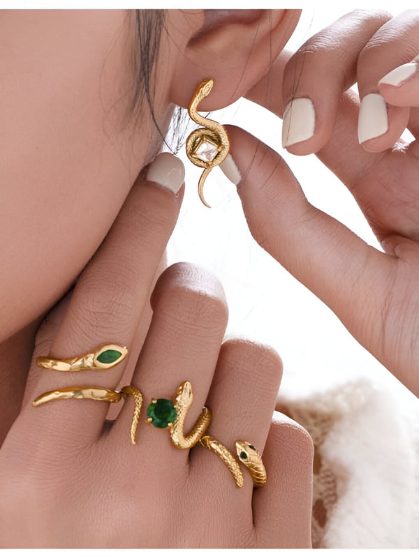 Serpent Embrace Ring