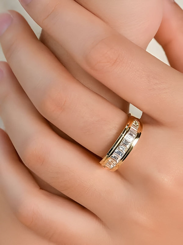 Radiant Baguette Band Ring