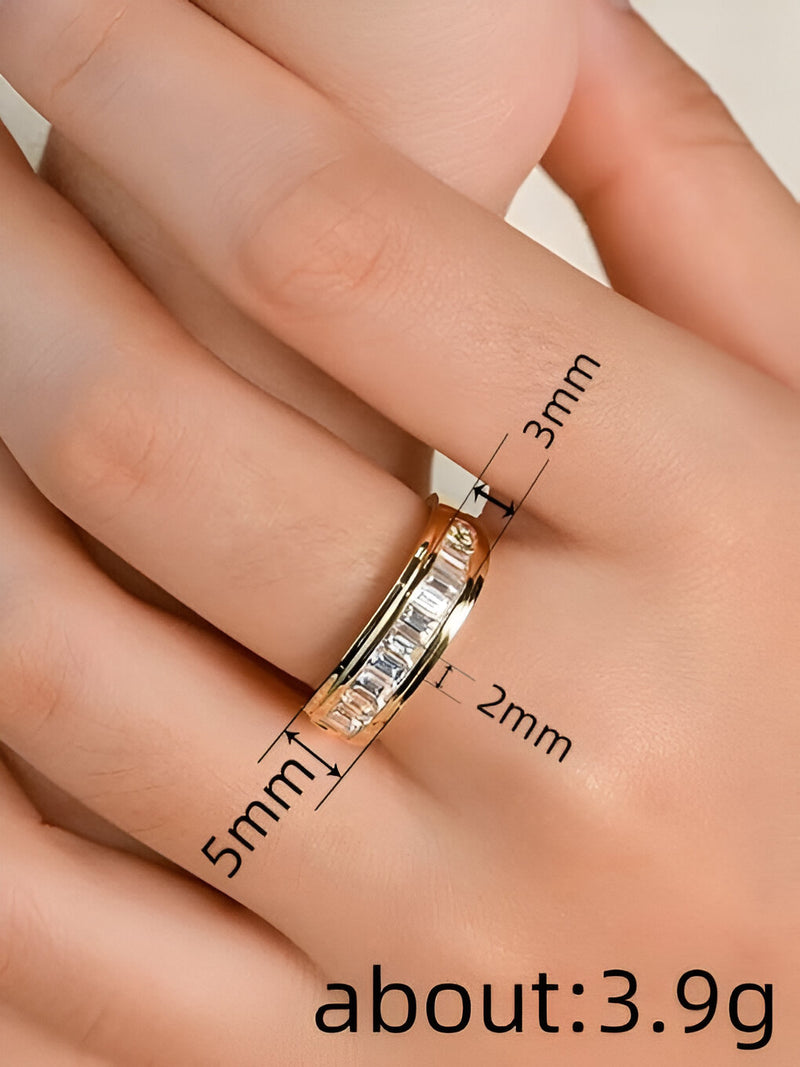 Radiant Baguette Band Ring