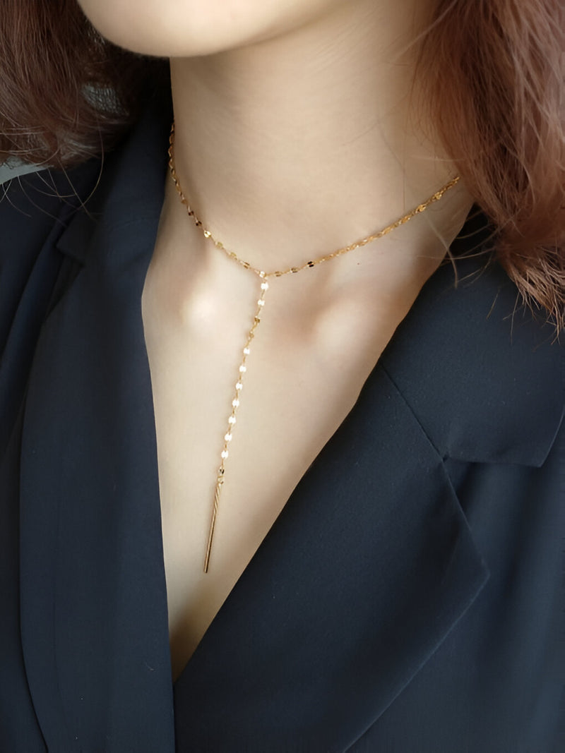 Aurelia Gold Drop Necklace