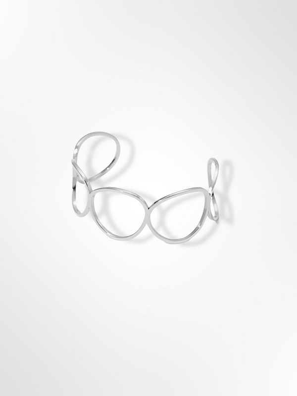 Hollow Gold Minimalist Cuff Bracelet