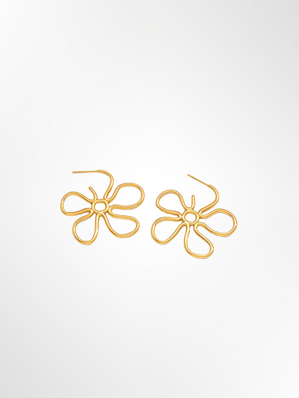 Bloom-Line Sculpted Drop Earrings