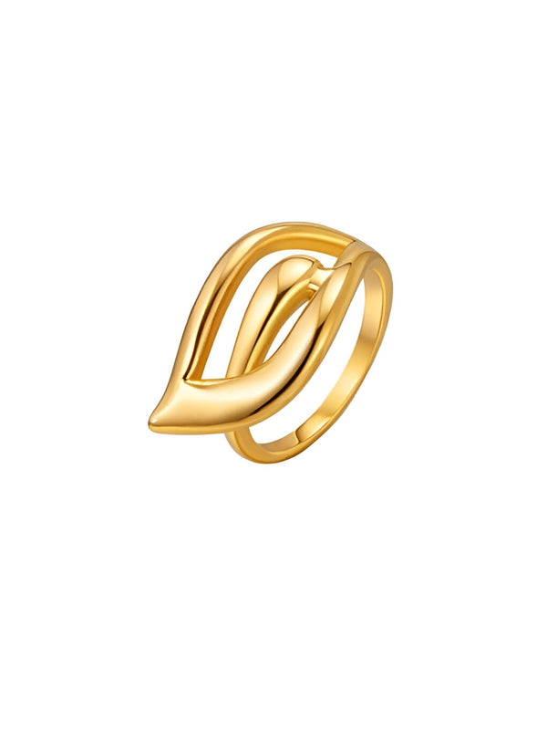 Sculpted Wing Statement Ring