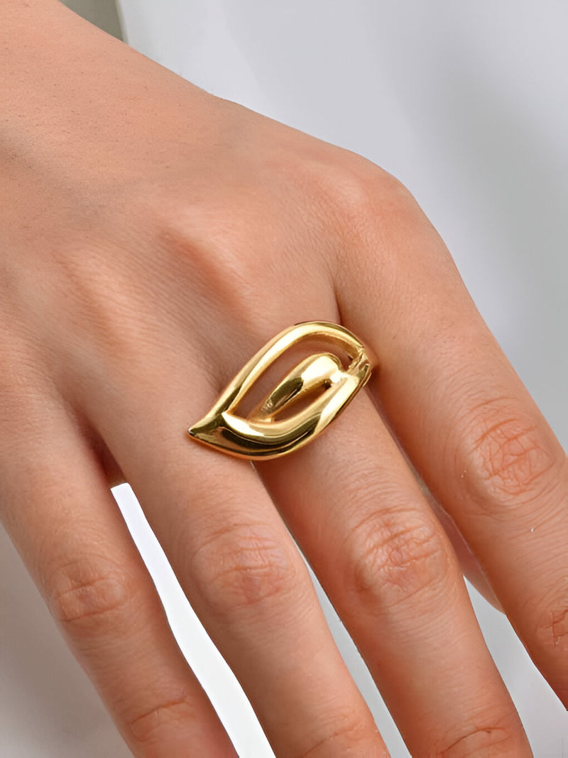 Sculpted Wing Statement Ring