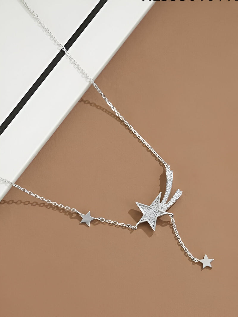 Sterling Silver Shooting Star Necklace