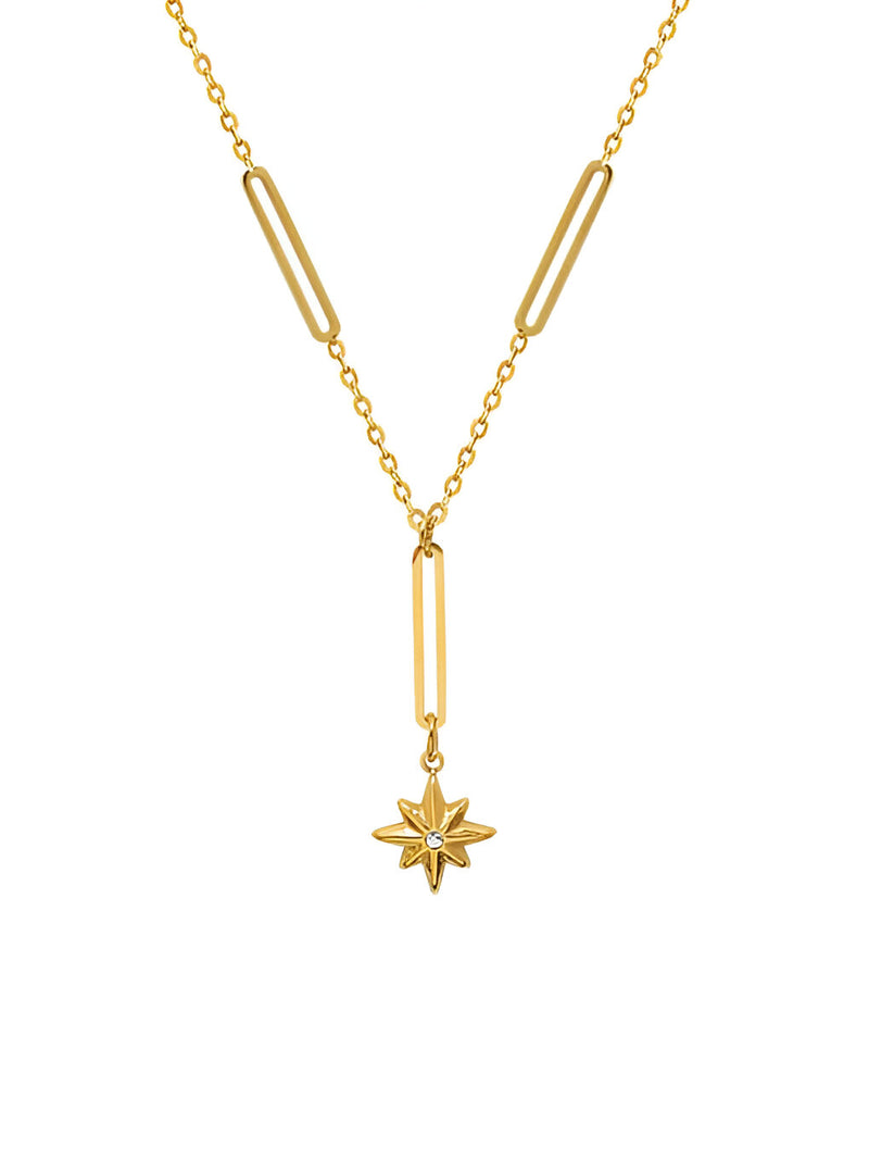 Celestial Beam Lariat Necklace
