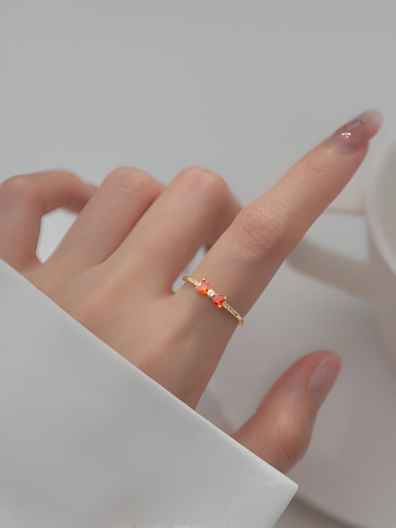 Ember Bowknot Sterling Ring