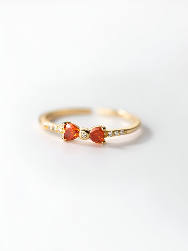 Ember Bowknot Sterling Ring