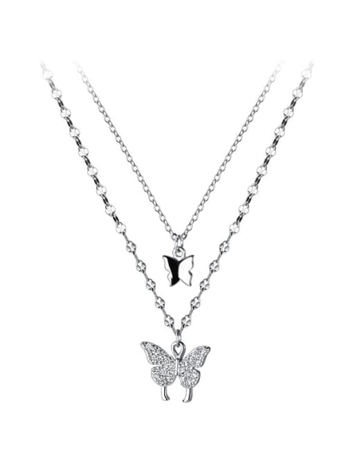 Celeste Butterfly Layered Necklace