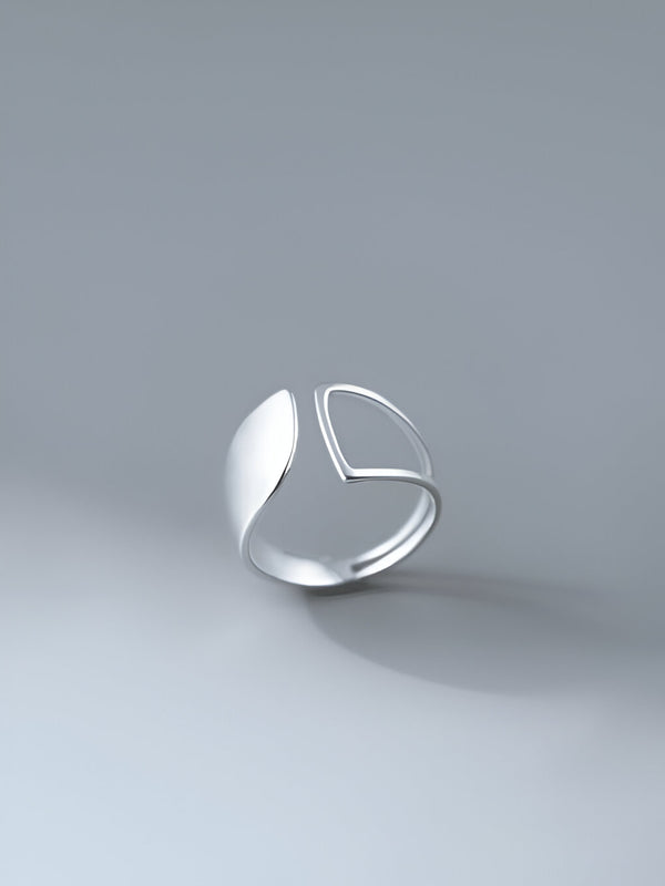 Luna Arc Sterling Silver Ring
