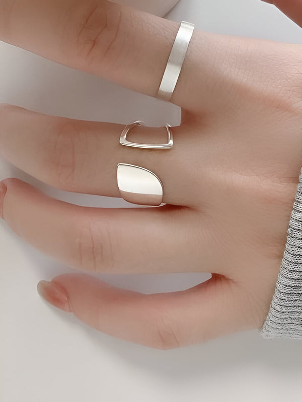 Luna Arc Sterling Silver Ring