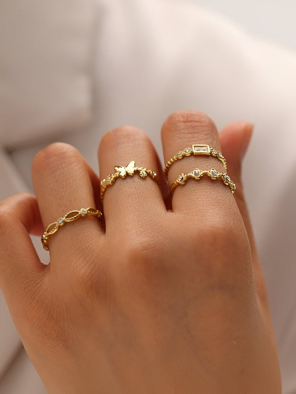 Celestial Harmony Ring Set